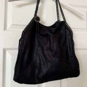 Stella McCartney small Falabella shaggy deer faux leather tote